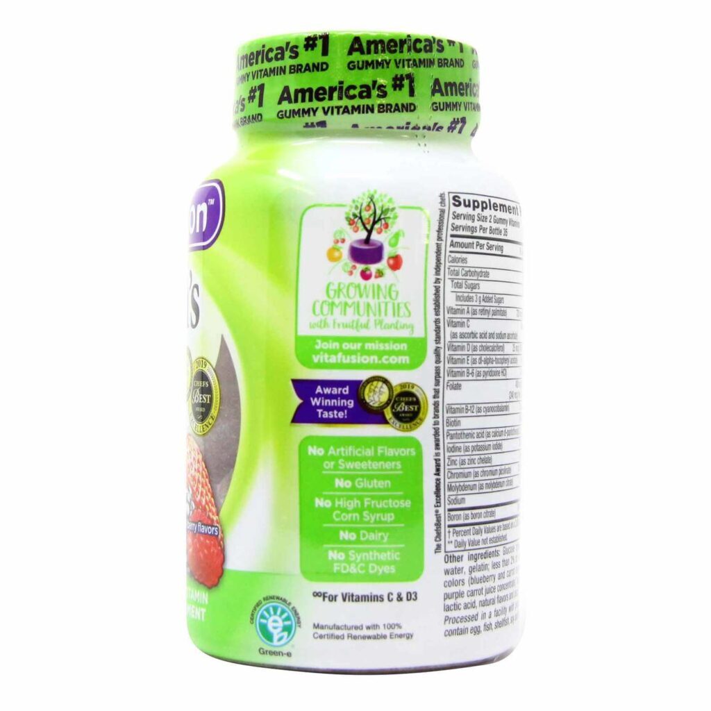 VitaFusion Multivitamínico Completo para Homens - 70 Gomas: Energia e Bem-Estar Diário - Imagem 2