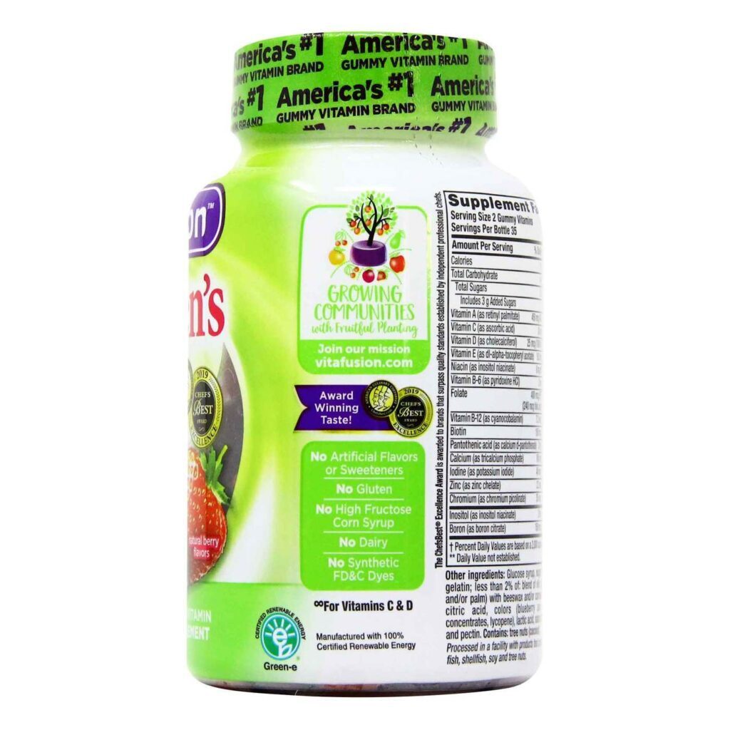 VitaFusion Multivitamínico Completo para Mulheres - 70 Gomas Deliciosas - Imagem 2