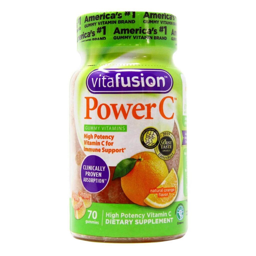 VitaFusion Power C - 70 Gomas: Vitamina C em Gomas Deliciosas para Energia e Imunidade no Brasil
