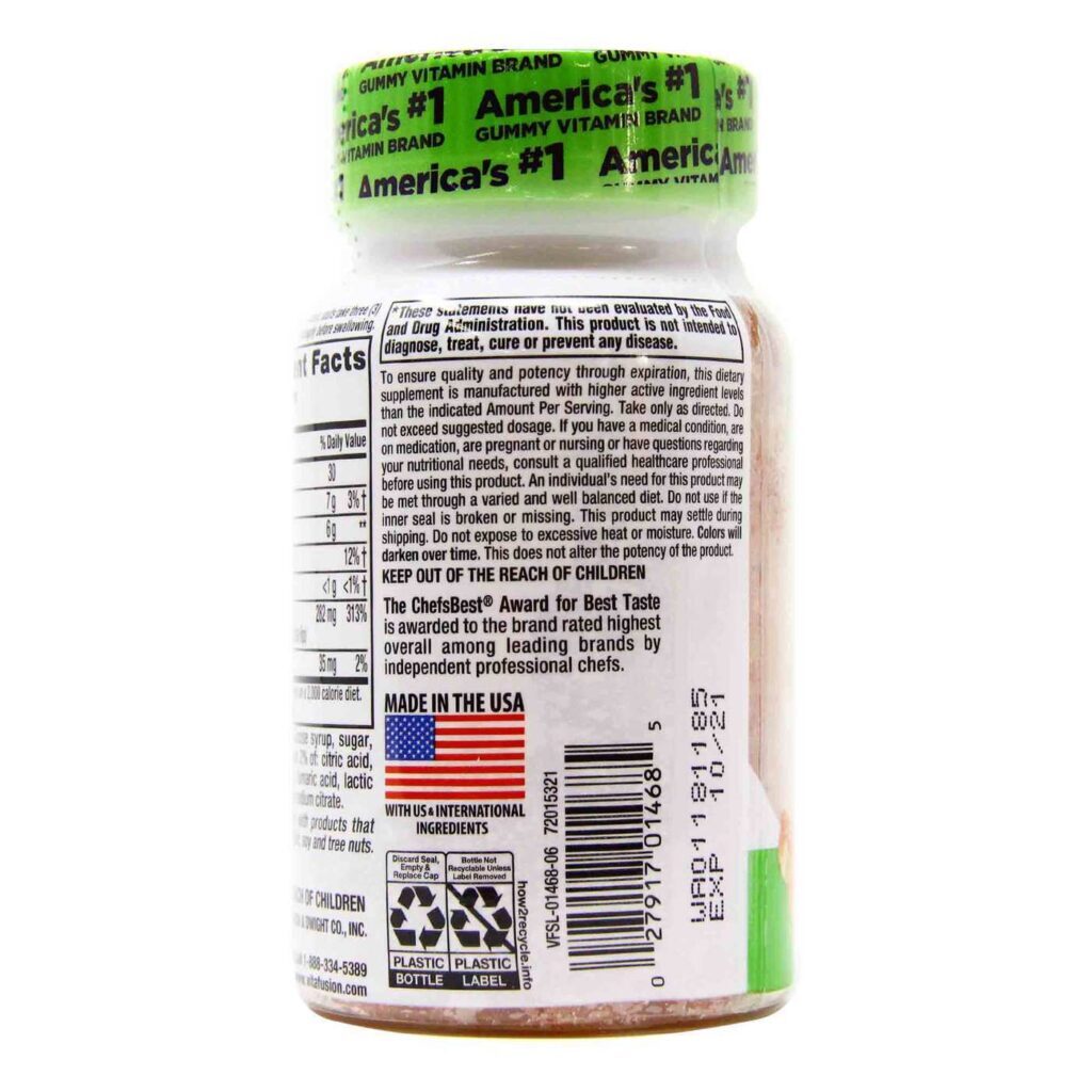 VitaFusion Power C - 70 Gomas: Vitamina C em Gomas Deliciosas para Energia e Imunidade no Brasil - Imagem 4