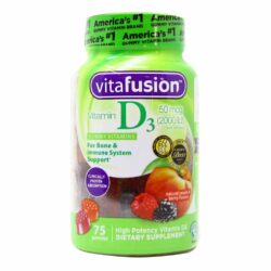 VitaFusion Vitamina D3 75 Gomas - Ossos Fortes e Imunidade