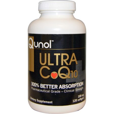 Qunol, Ultra CoQ10 100 mg - 120 Cápsulas em Gel