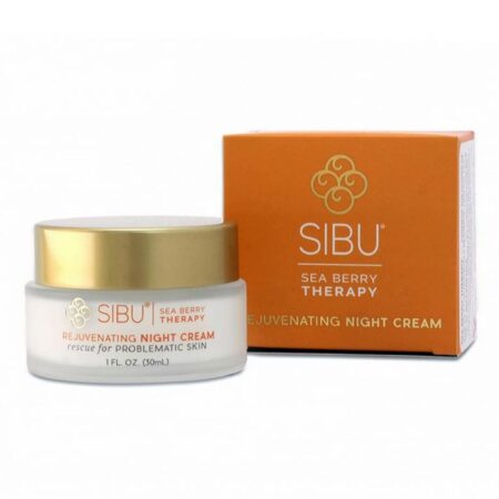 Sibu Beauty, Creme Facial Noturno Rejuvenescedor de Espinheiro-Marítimo - 30 ml