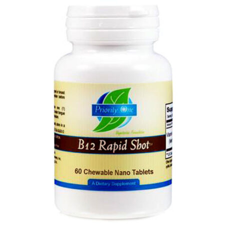 Priority One, B12 Rapid Shot™ - 60 Nano Comprimidos