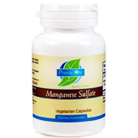 Priority One, Sulfato de Manganês 400 mg - 60 Cápsulas Vegetarianas