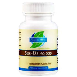 Priority One Sun D3 10.000 UI - 90 Cápsulas Vegetarianas | Vitamina D para Imunidade