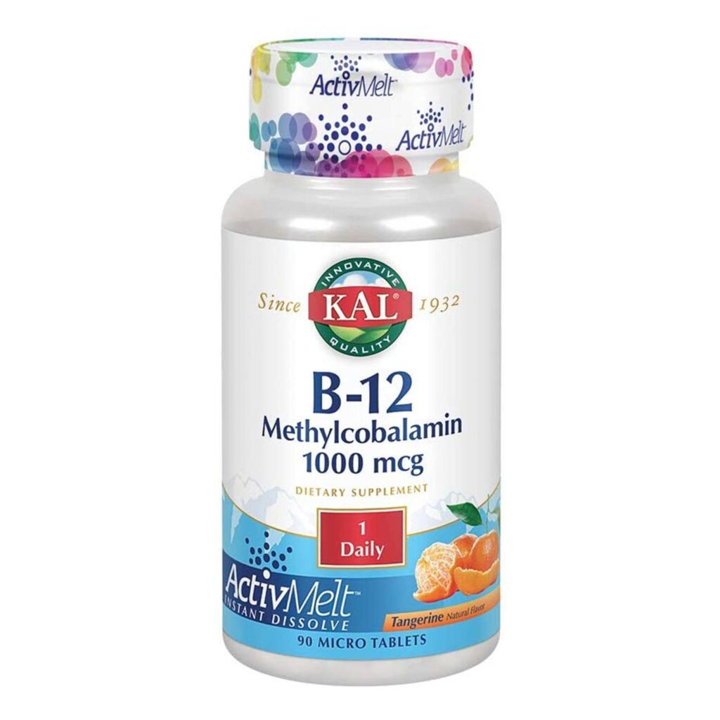 Vitamina B12 Kal Tangerina 1000 mcg - 90 Micro Comprimidos