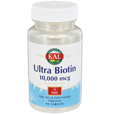 Kal, Ultra Biotin - 10,000 mcg - 90 Tabletes