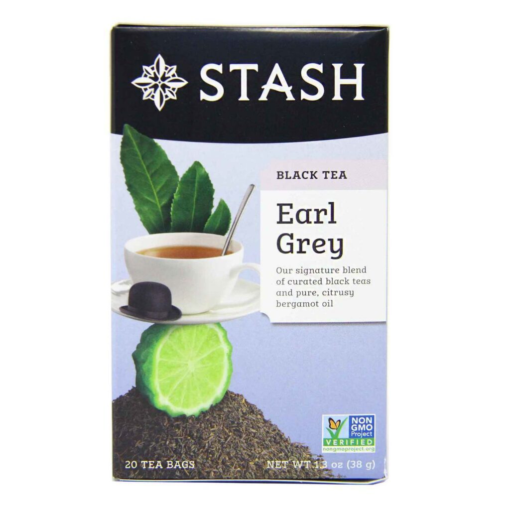 Stash Tea Chá Earl Grey - 20 Saquinhos: Sabor Clássico e Aroma Cativante para o Seu Dia