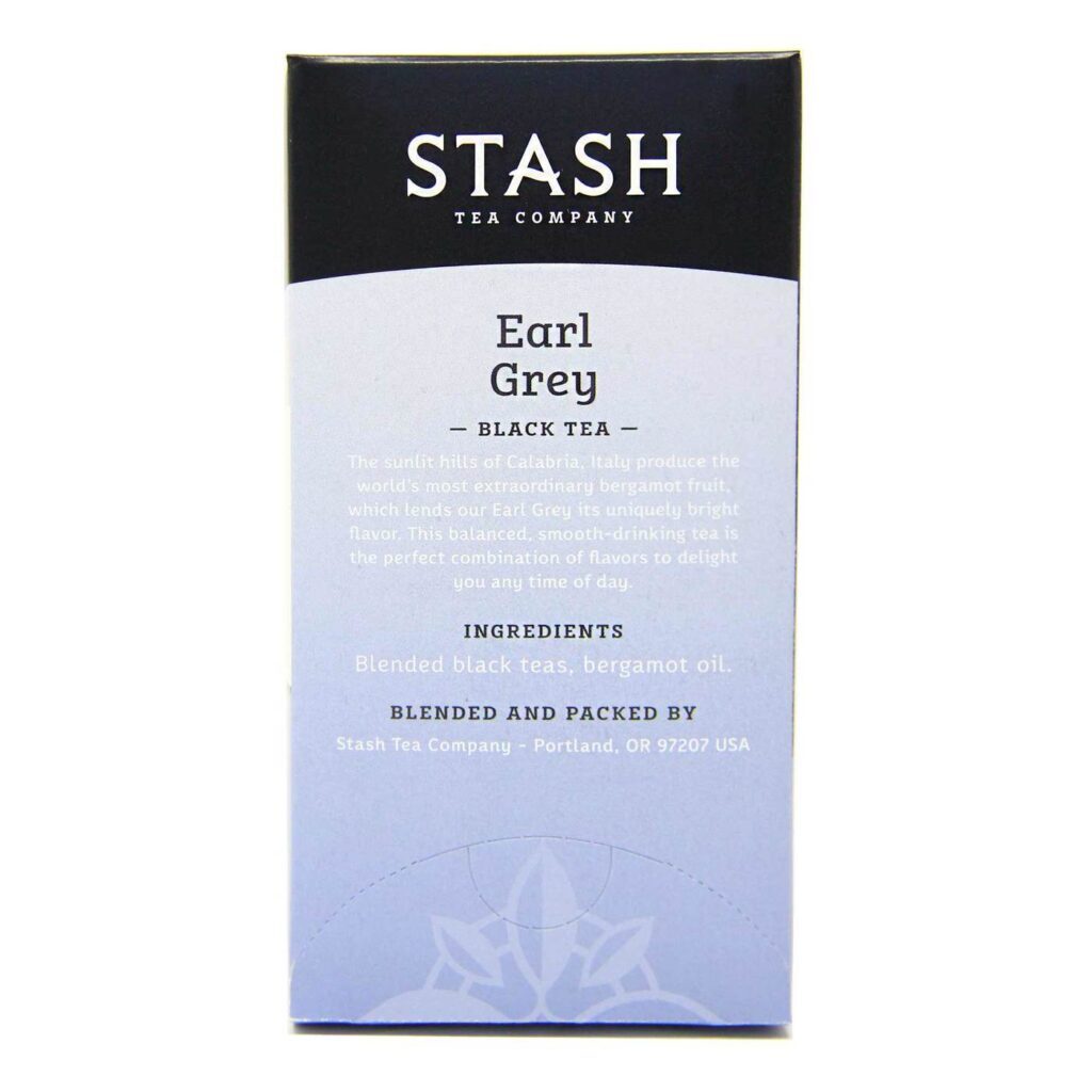Stash Tea Chá Earl Grey - 20 Saquinhos: Sabor Clássico e Aroma Cativante para o Seu Dia - Imagem 4