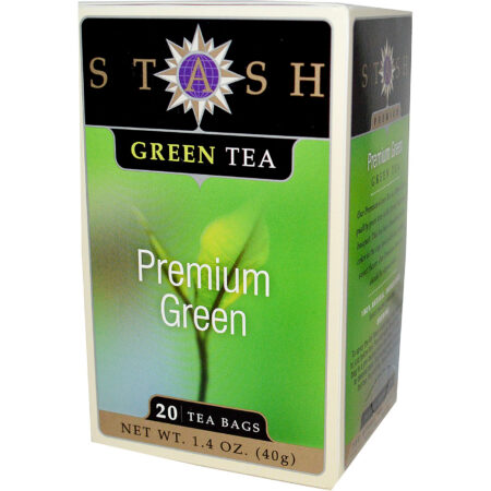 Stash Tea, Chá Verde Premium - 20 Saquinhos de Chá