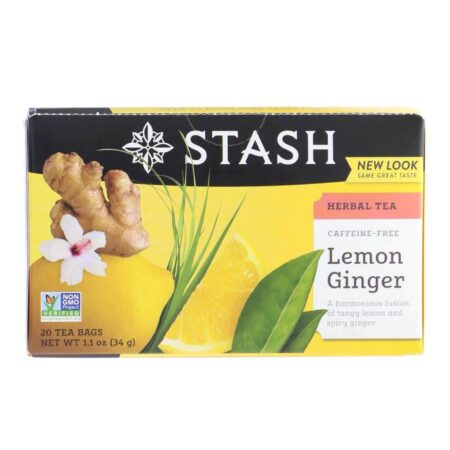 Stash Tea, Chá de gengibre limão - 20 Saquinhos de chá - Image 4