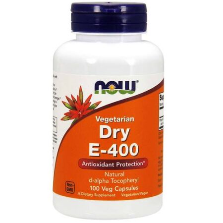 Vitamina E - Now Foods E-400 - 100 Cápsulas