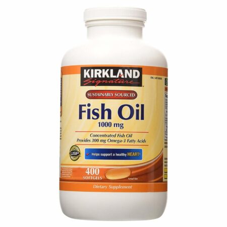 Kirkland Signature, Óleo de Peixe 1000 mg - 400 Cápsulas em Gel