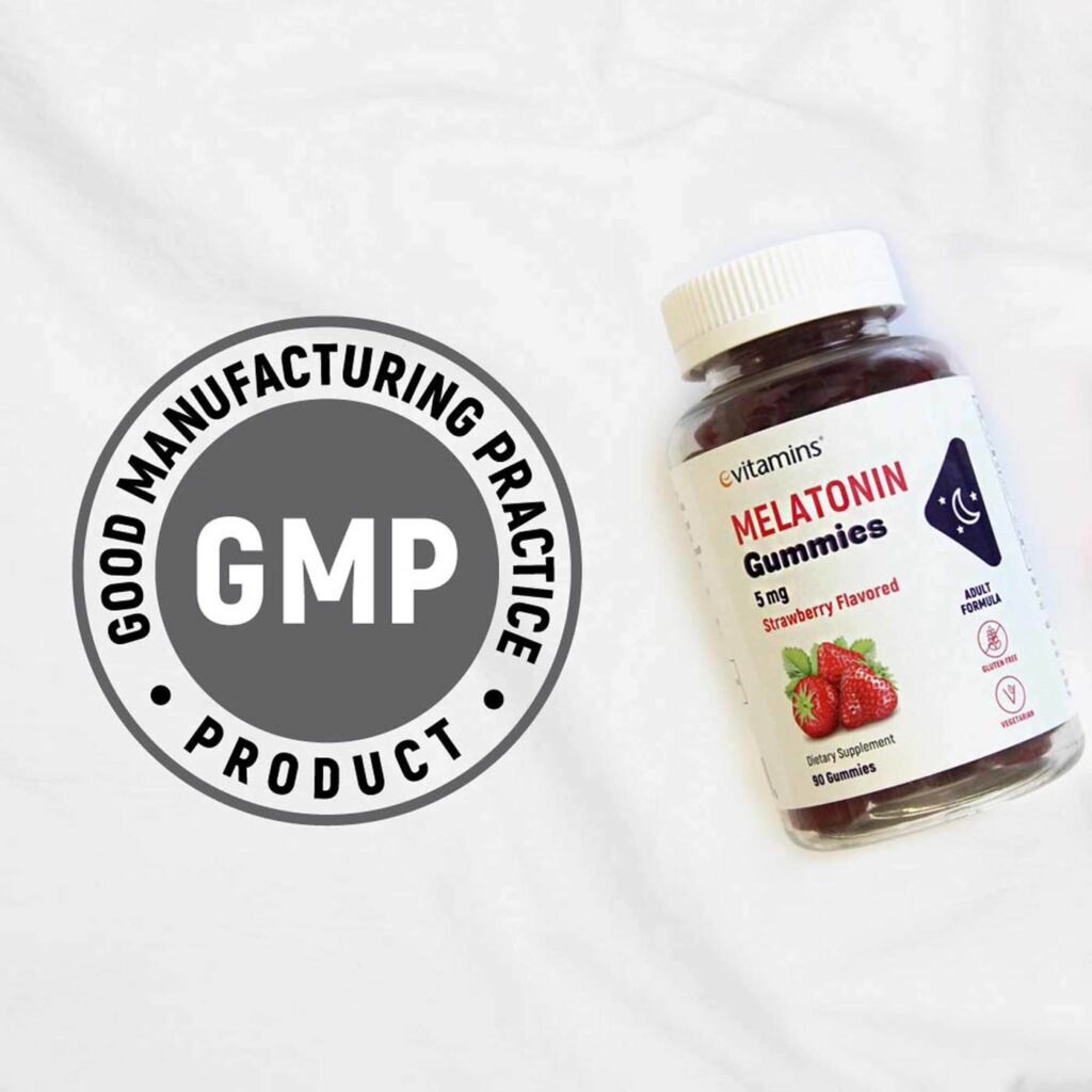 eVitamins Melatonina Sabor Morango 5mg - 90 Gomas para Dormir - Imagem 6