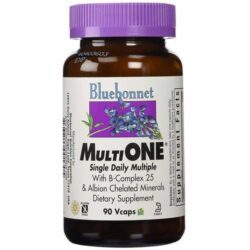 Bluebonnet Nutrition MultiONE com Ferro - 90 Veggie Cápsulas: Seu Multivitamínico Essencial