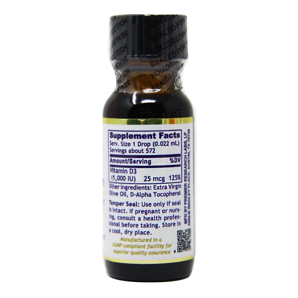 Premier Research Labs Vitamina D3 Serum - 12.6 ml: Saúde Essencial para Brasileiros - Imagem 2