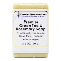 Premier Research Labs Sabonete Chá Verde e Alecrim - 90g | Pele Renovada e Frescor Natural