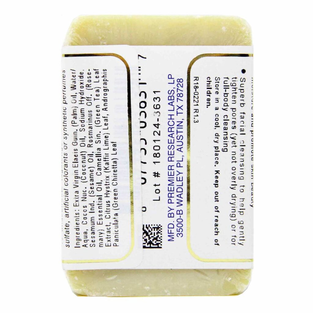 Premier Research Labs Sabonete Chá Verde e Alecrim - 90g | Pele Renovada e Frescor Natural - Imagem 3