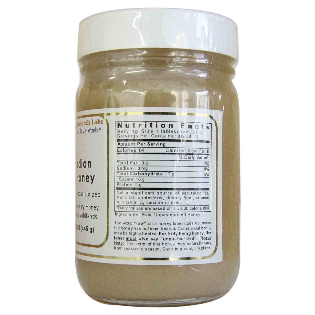 Mel Dourado Canadense Premier Research Labs - 445g (1 lb) Puro e Natural - Imagem 3