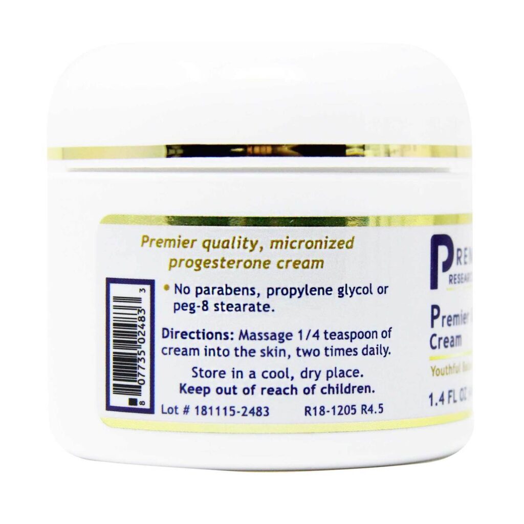 Premier Natural Gesterona Creme 40g - Premier Research Labs para Bem-Estar Feminino - Imagem 4