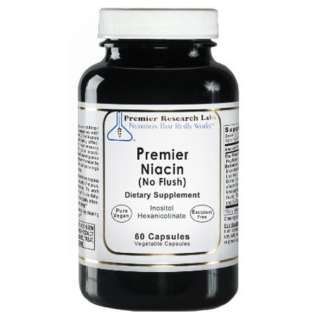 Premier Research Labs Premier Niacin - 500 mg - 60 Cápsulas Vegetarianas