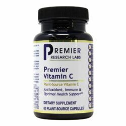 Premier Vitamina C Premier Research Labs - 60 Cápsulas Vegetarianas: Potencialize sua Imunidade e Bem-Estar