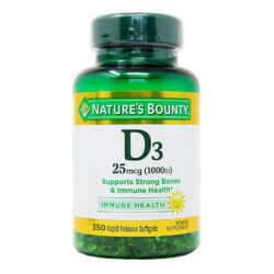 Nature's Bounty Vitamina D3 Alta Potência 1.000 UI - 350 Cápsulas Gel