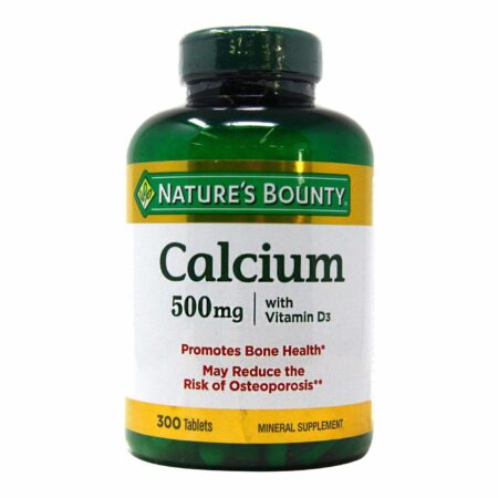 Nature's Bounty, Cálcio 500 mg - 300 Tabletes