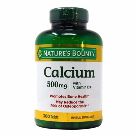 Nature’s Bounty Cálcio 500 mg com Vitamina D3 – 300 Tabletes – Ossos Fortes — foto 1