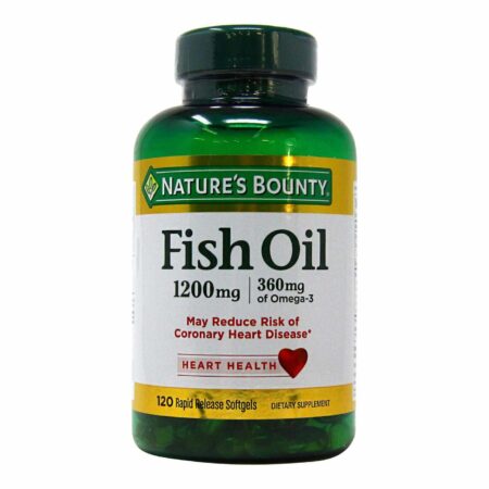 Nature's Bounty Óleo de Peixe - 1,200 mg - 120 Cápsulas em Gel