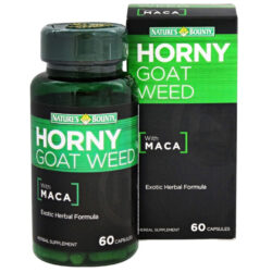 Nature's Bounty Erva Horny Goat 500 mg - 60 Cápsulas: Energia e Vitalidade Natural