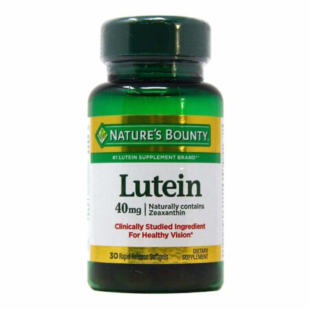 Nature's Bounty, Luteína 40 mg - 30 Cápsulas em Gel de Liberação Rápida