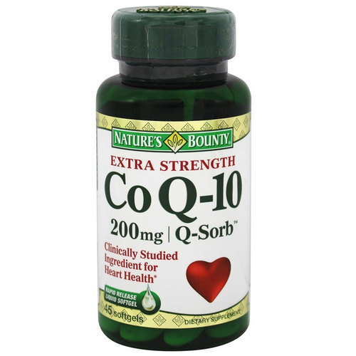 Nature's Bounty CoQ10 Extra Strength 200mg - 45 Cápsulas em Gel - Energia e Bem-Estar