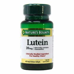 Nature's Bounty Luteína 20 mg - 40 Softgels Liberação Rápida para Saúde Ocular no Brasil