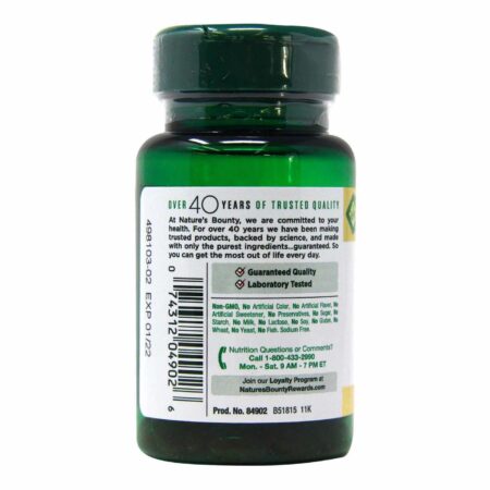 Nature's Bounty Luteína 20 mg - 40 Softgels de Liberação Rápida - Image 3