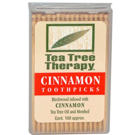 Tea Tree Therapy™, Palitos de Dentes de Canela - 100 Unidades