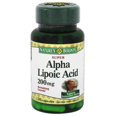 Nature's Bounty, Super Ácido Alfa-Lipóico - 200 mg - 30 Cápsulas