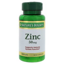 Nature's Bounty Zinco 50 mg 100 Caplets - Imunidade e Saúde no Brasil