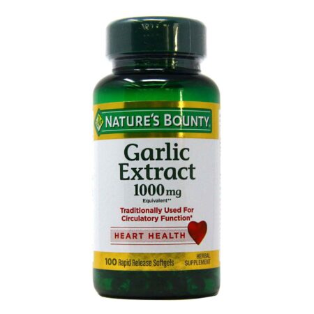 Nature's Bounty Garlic 5228 - 1,000 mg - 100 Softgels