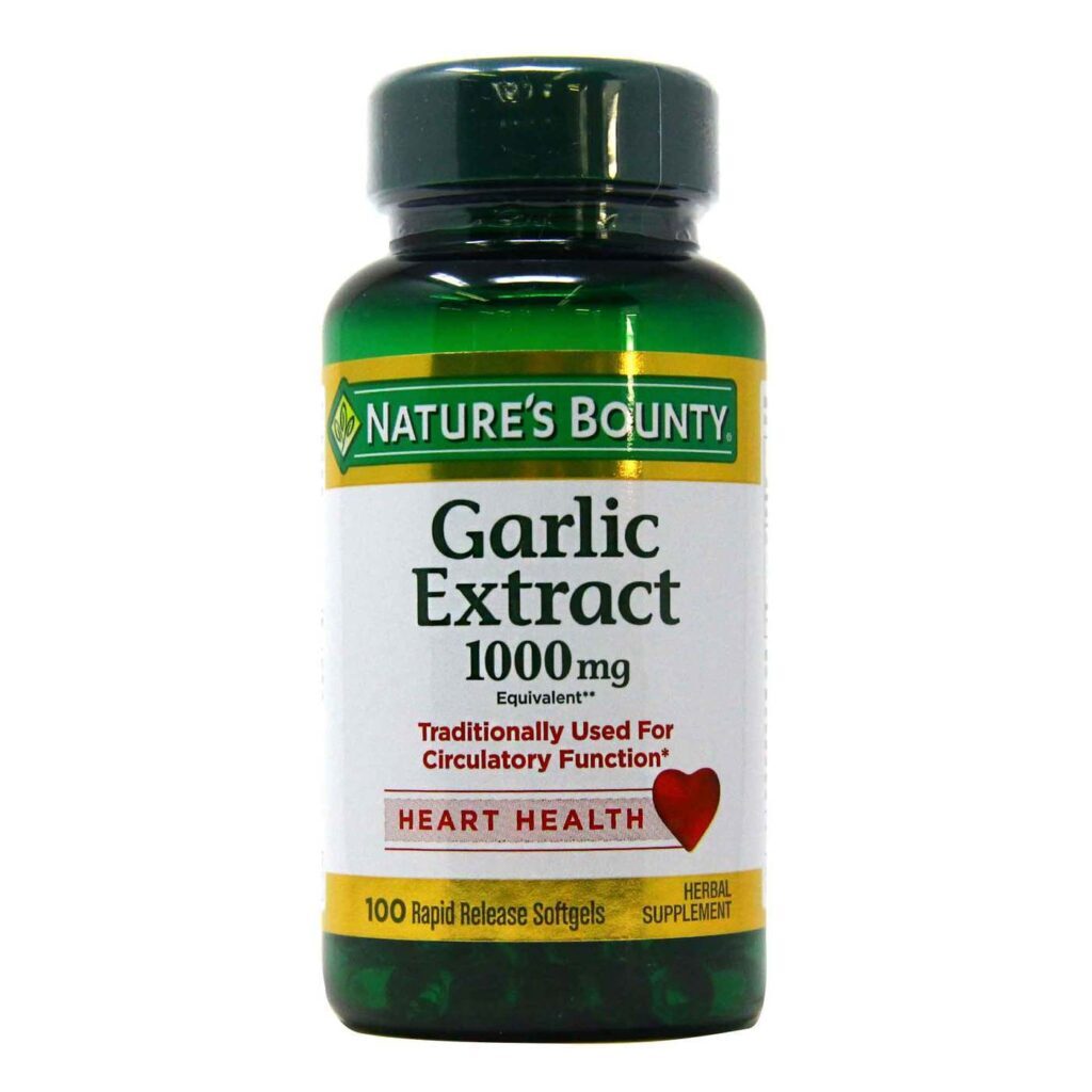 Nature's Bounty Alho 1000 mg - 100 Cápsulas Gelatinosas Macias