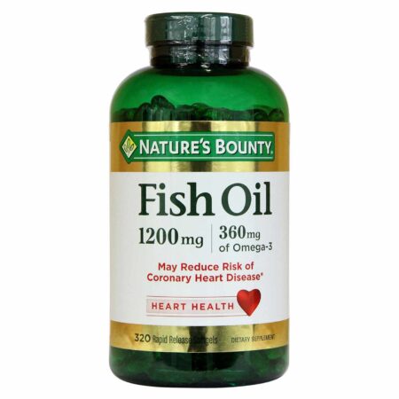 Nature's Bounty Óleo de Peixe - 1,200 mg - 320 Cápsulas em Gel