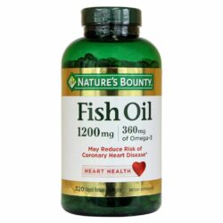 Nature's Bounty Óleo de Peixe 1200mg - 320 Cápsulas Gel: Pureza e Saúde Cardiovascular
