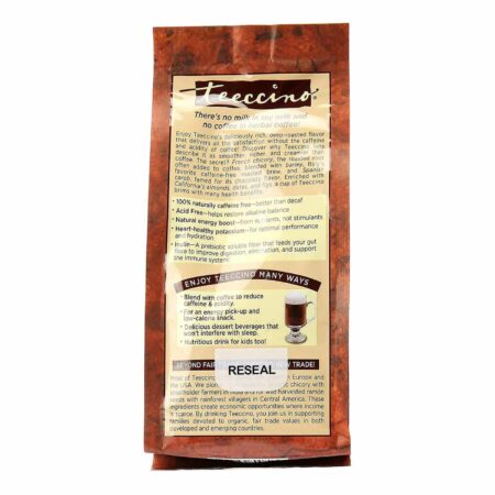 Teeccino Chicory Herbal Coffee, Mocha Mediterranean Café Torrado Médio - 312 g - Image 3