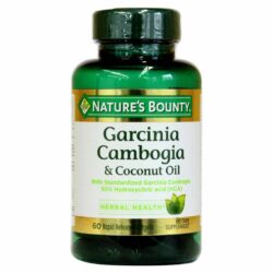 Nature's Bounty Garcinia Cambogia & Óleo de Coco - 60 Cápsulas em Gel | Controle de Peso e Bem-Estar
