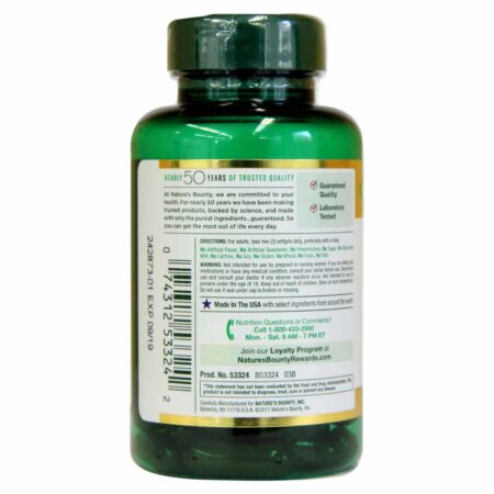 Nature's Bounty Garcinia Cambogia & Óleo de Coco - 60 Cápsulas em Gel - Image 2