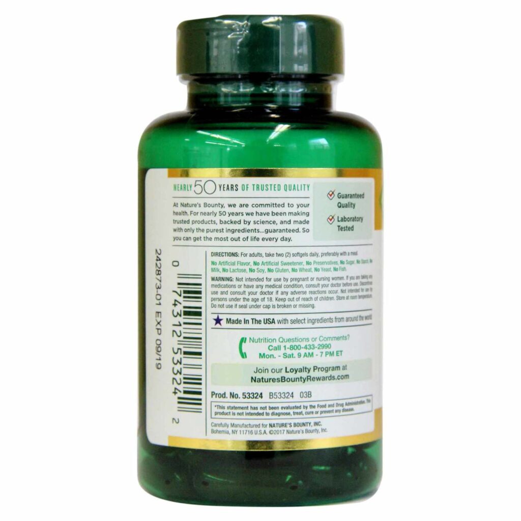 Nature's Bounty Garcinia Cambogia & Óleo de Coco - 60 Cápsulas em Gel | Controle de Peso e Bem-Estar - Imagem 2