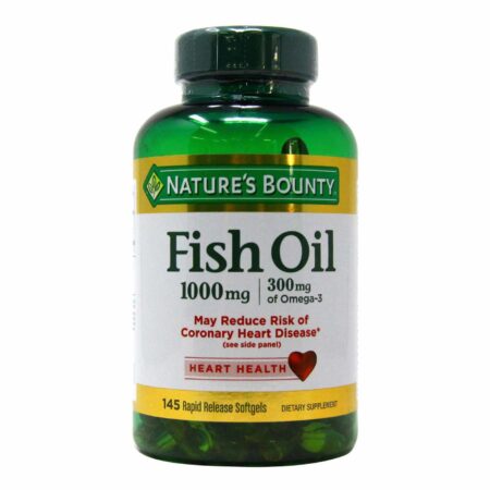 Nature's Bounty Óleo de Peixe - 1,000 mg -145 Cápsulas em Gel