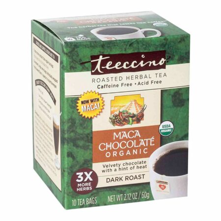 Teeccino Herbal Tea, Maca Chocolaté Orgânico - 10 Saquinhos de Chá - Image 2