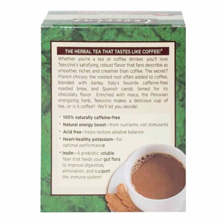 Teeccino Herbal Tea, Maca Chocolaté Orgânico - 10 Saquinhos de Chá - Image 3